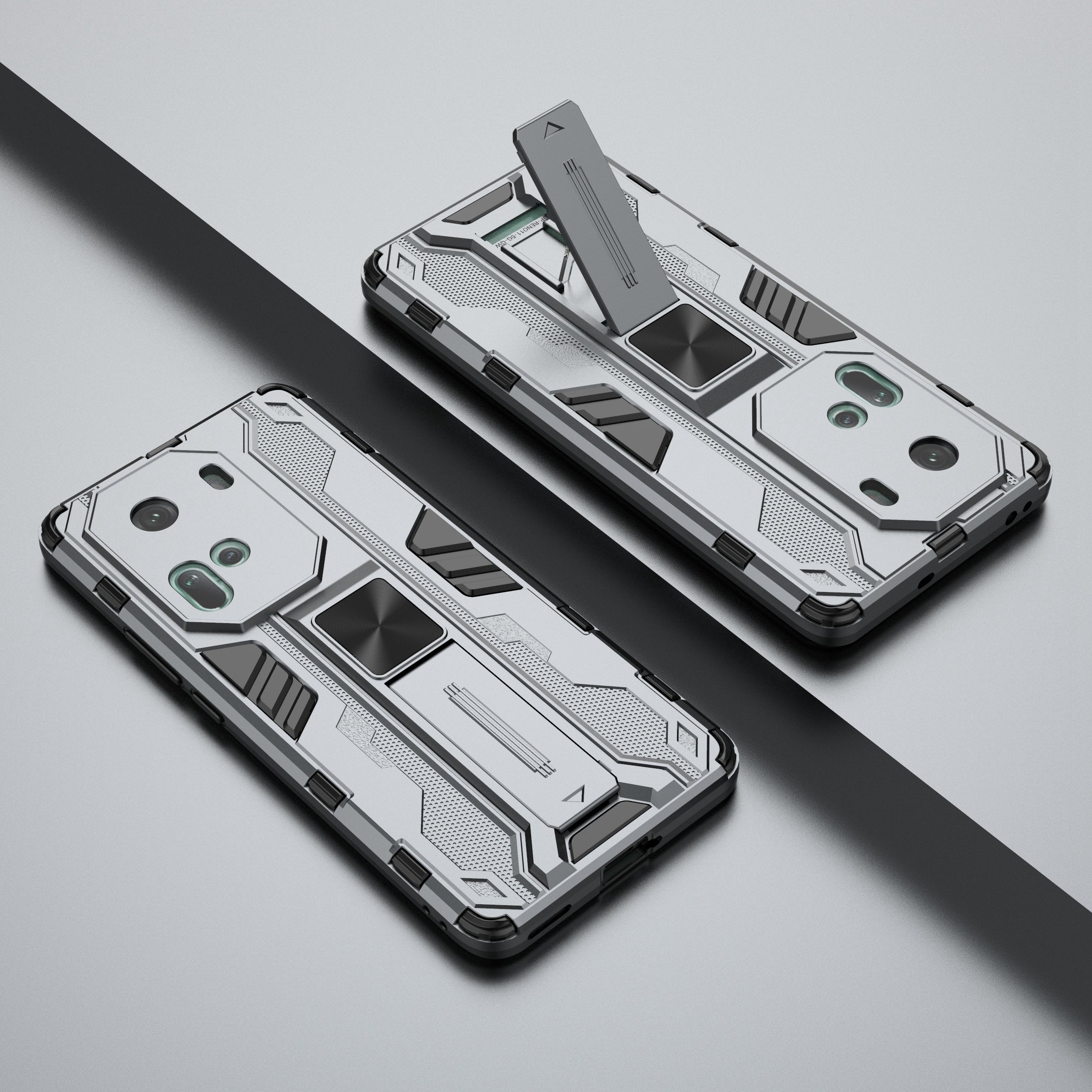 For Oppo Reno11 5G (Global) Hybrid Case PC + TPU Shockproof Kickstand Phone Shell For Oppo Reno11 5G (Global) Hybrid Case PC + TPU Shockproof Kickstand Phone Shell